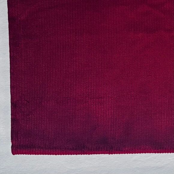 *Maroon Cotton Wide Wale Corduroy 8-wale Deadstock Fabric 1yd 12” x 45” - Picture 3 of 3